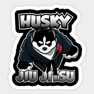 Husky Jiu Jitsu Sticker